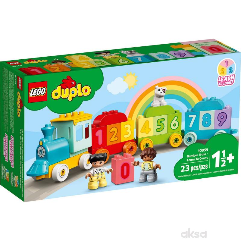 Lego Duplo mz first number train - learn to count