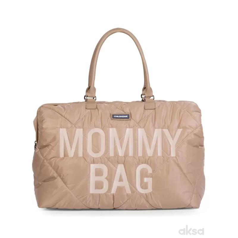 Childhome Mommy Bag nursery bag, puffered bež