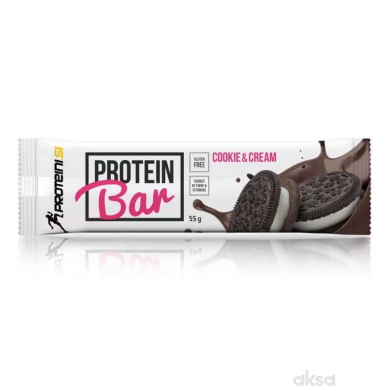Protein bar cookie & cream 55g