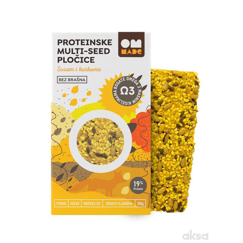OM Made prot. pločice bez braš. Kurkuma 108 g