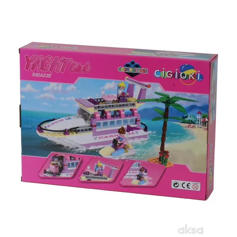 Cigioki kocke set jahta