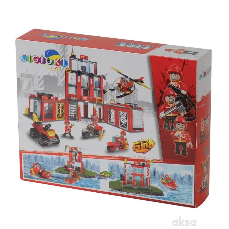 Cigioki kocka set helihopter