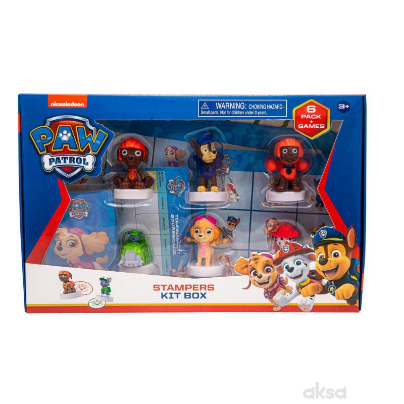 Paw Patrol set figura sa pečatima+društ igra Bingo