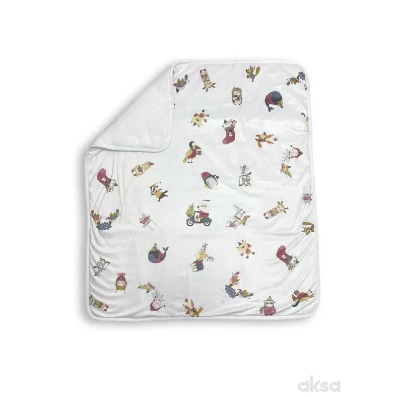 Baby textil novogodišnji bebi prekrivač