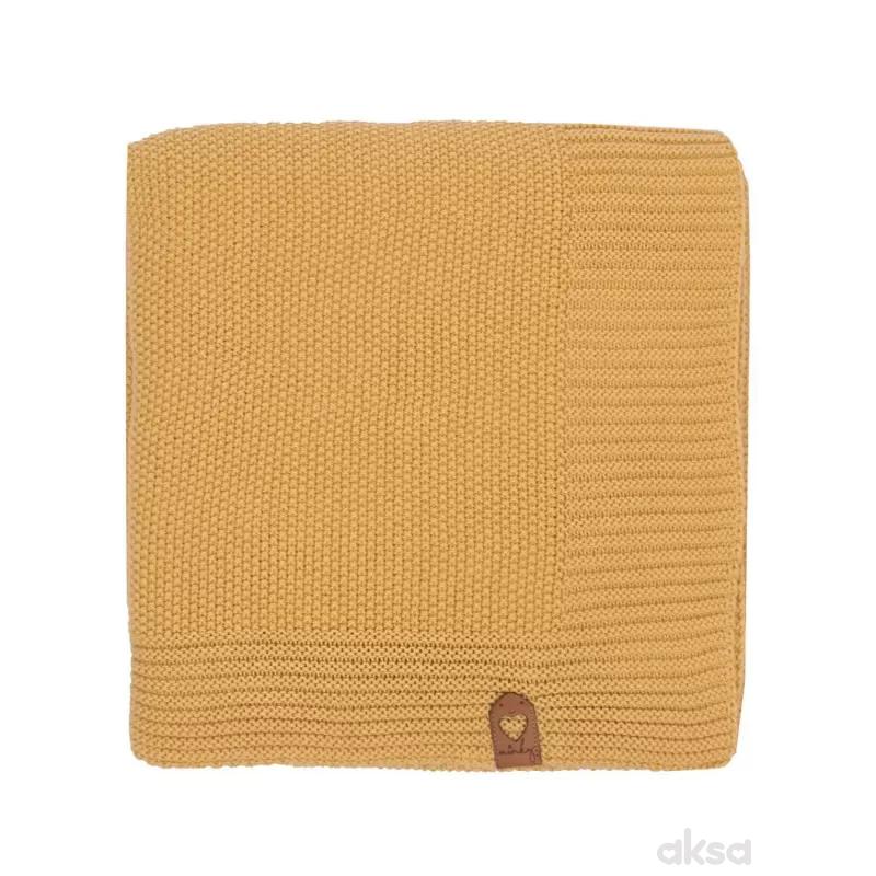 Minky prekrivač 80x110, žuta 