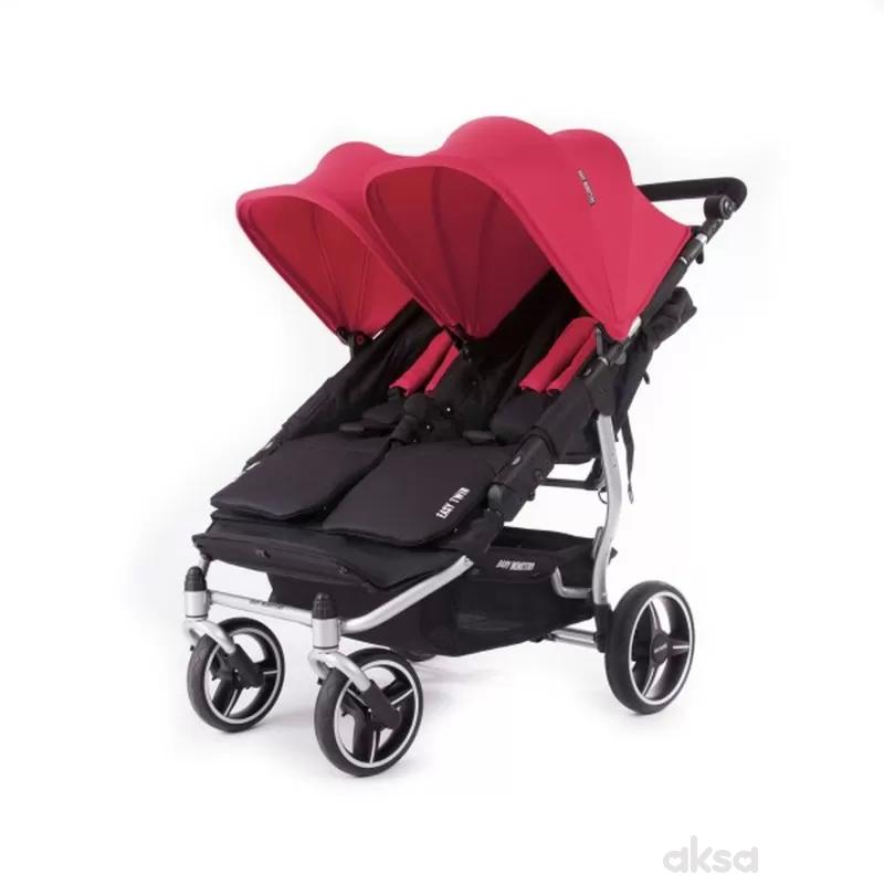 Baby Monsters Easytwin Kolica za blizance,bordeaux