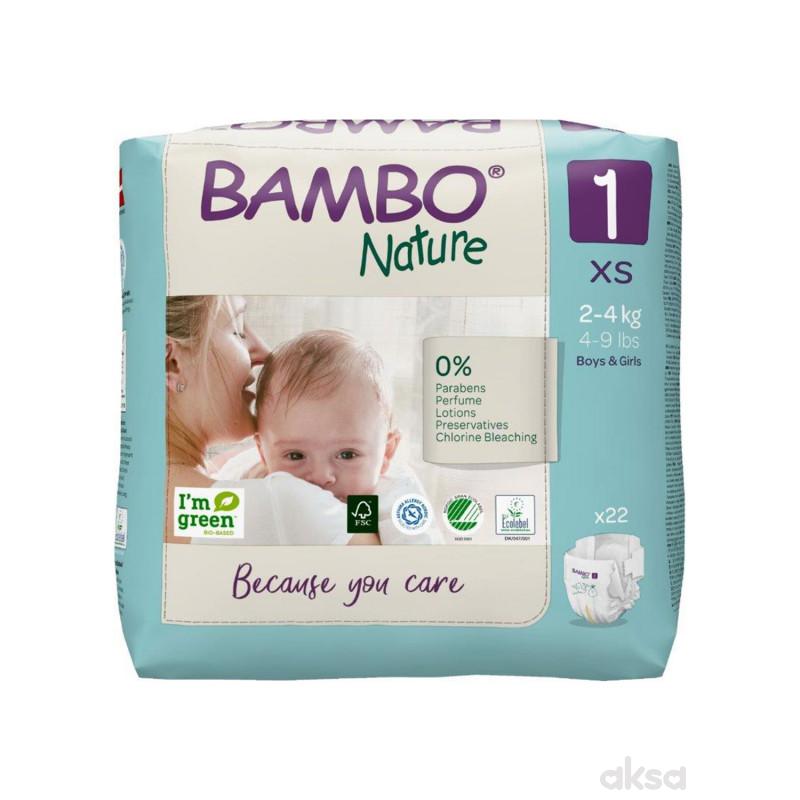 Bambo pelene Nature Eco-Friendly 1, 2-4 kg 22 kom