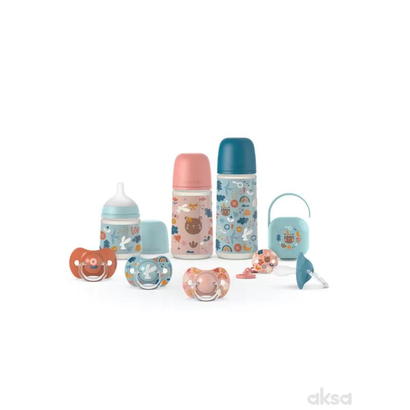 Suavinex varalica fiz. s, 2 kom, roze, 0-6m
