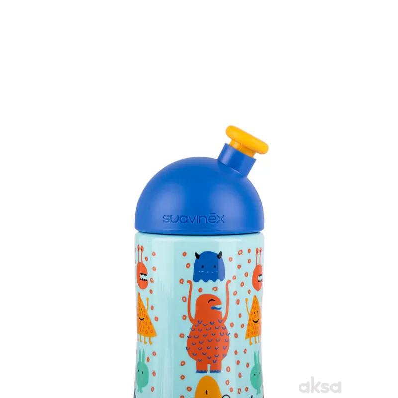 Suavinex flašica sa piskom 360 ml, plava, 18m+