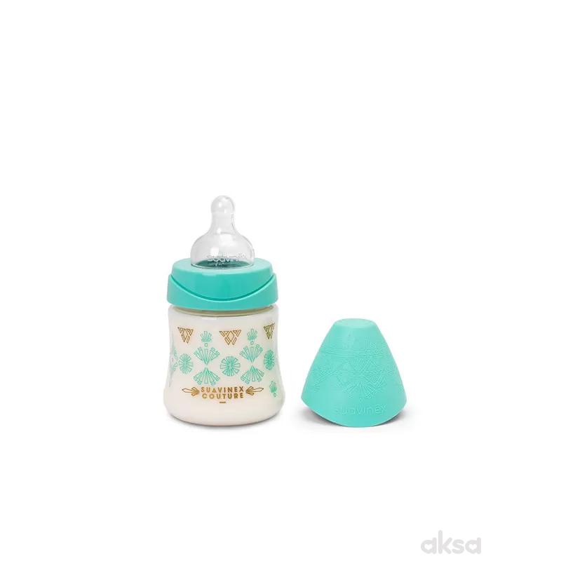 Suavinex flašica s protok 150ml, zelena, 0m+