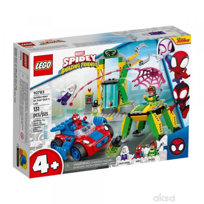 Lego Spidey spider-man at doc ocks lab 