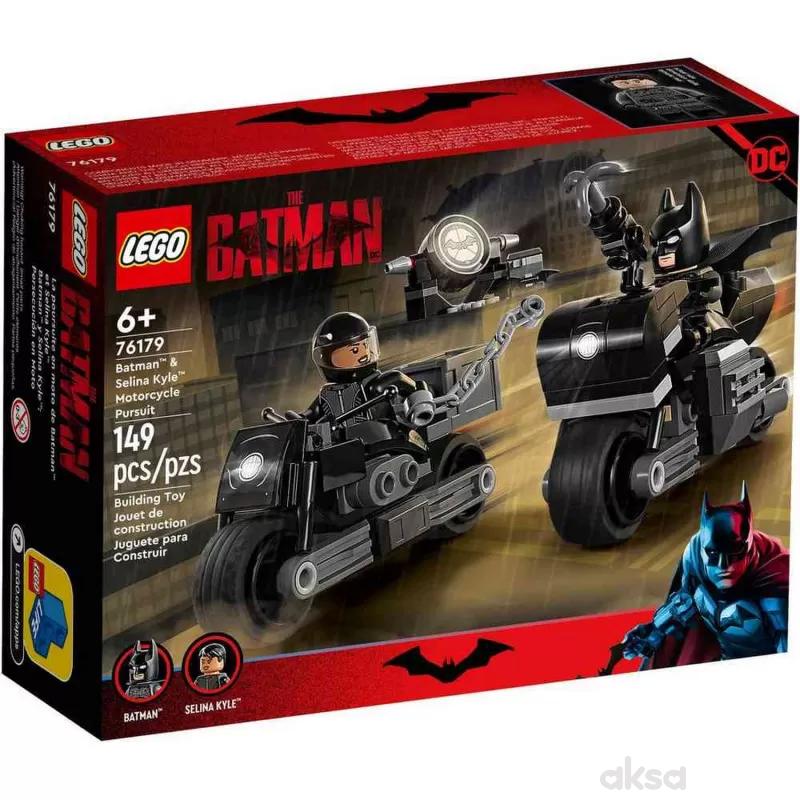 Lego S.heroes batman&selina kyle motorcycle pursui 