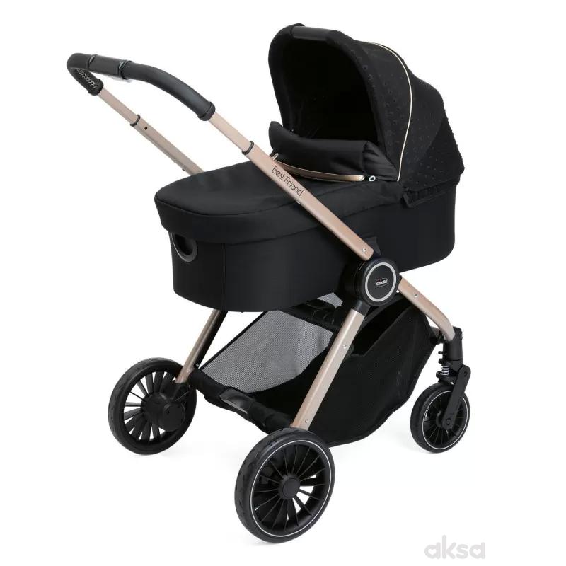 Chicco kolica Best friend Pro 0m+, Black ReLux