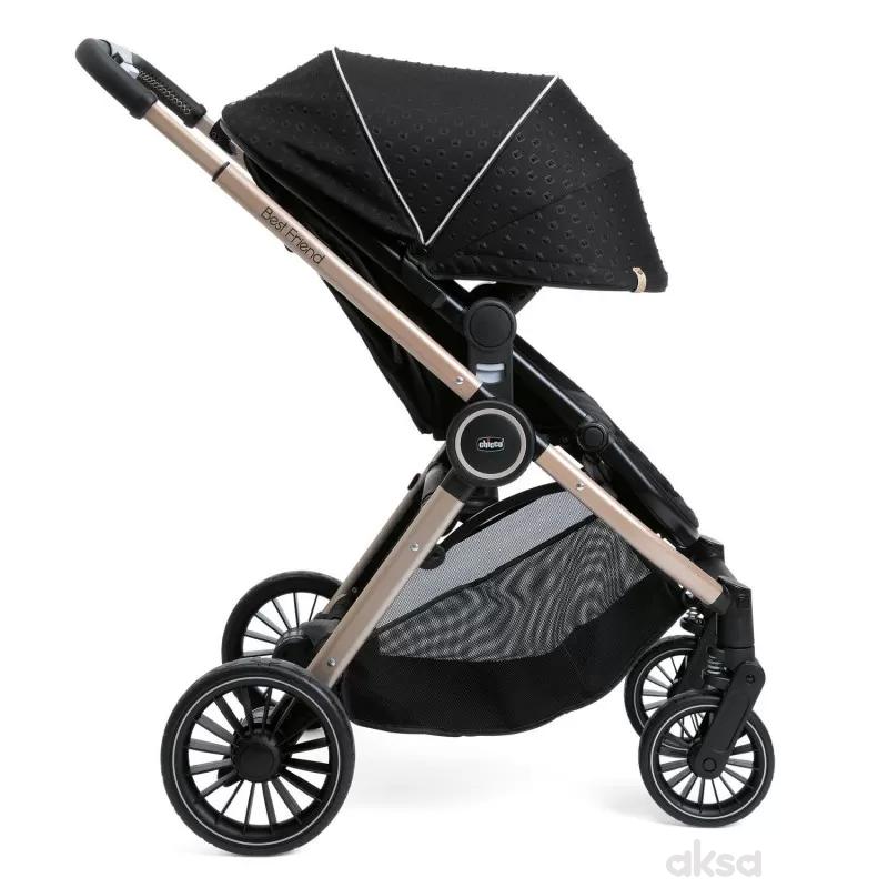 Chicco kolica Best friend Pro 0m+, Black ReLux