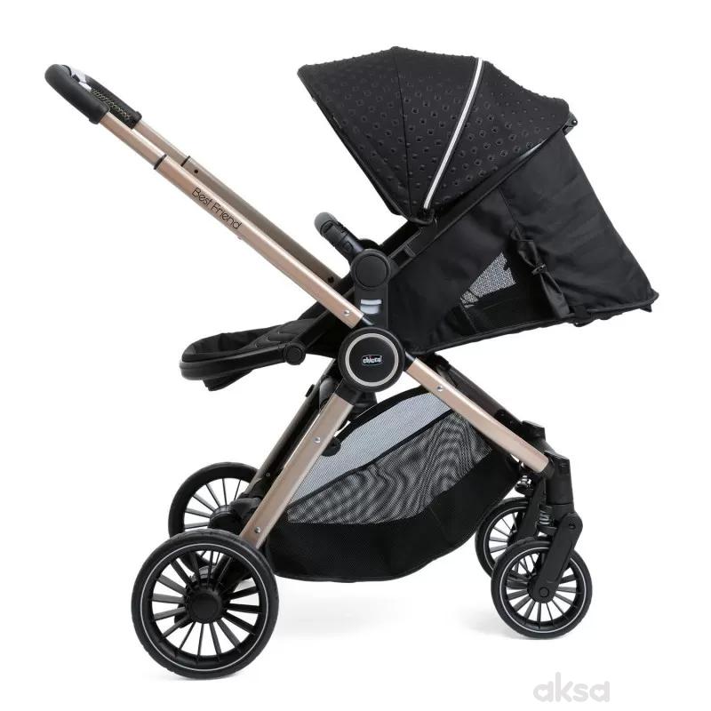 Chicco kolica Best friend Pro 0m+, Black ReLux