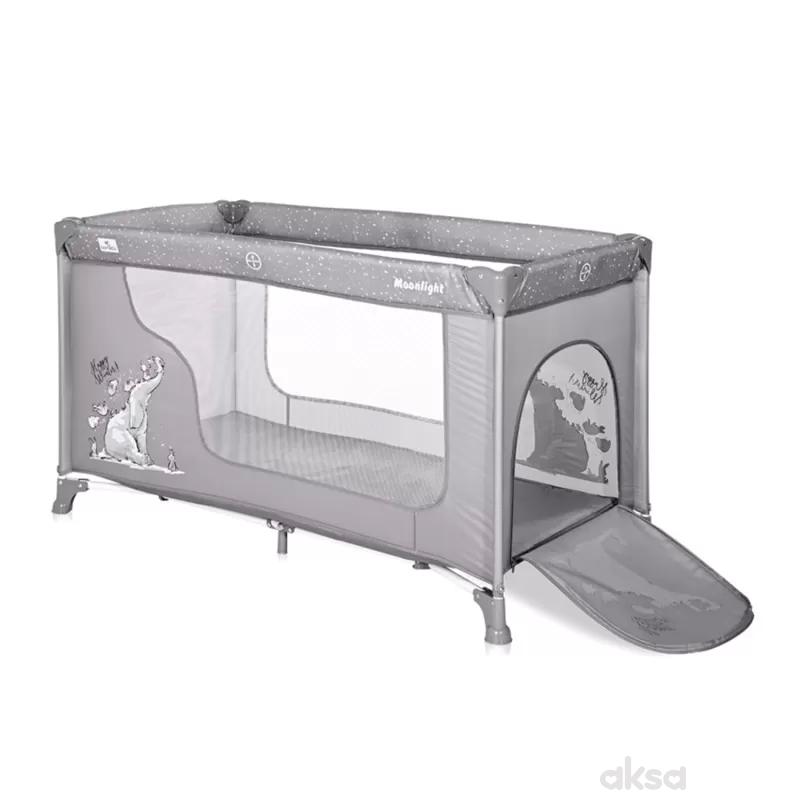 Lorelli prenosivi krevetac Moonlight, Grey fun