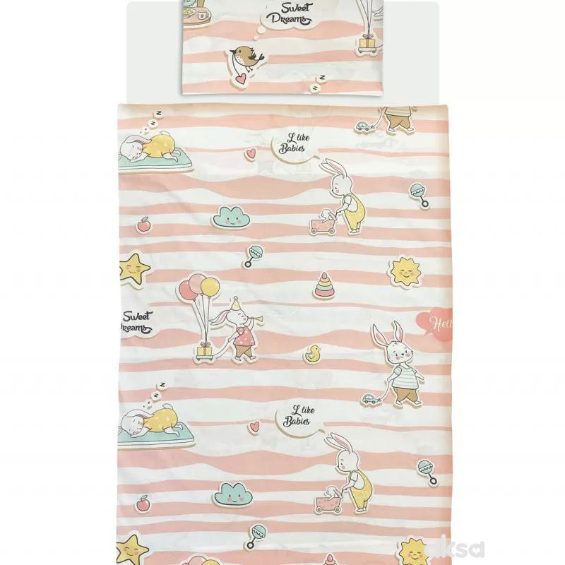 Lillo&Pippo posteljina Zeke 3/1, 80x120cm