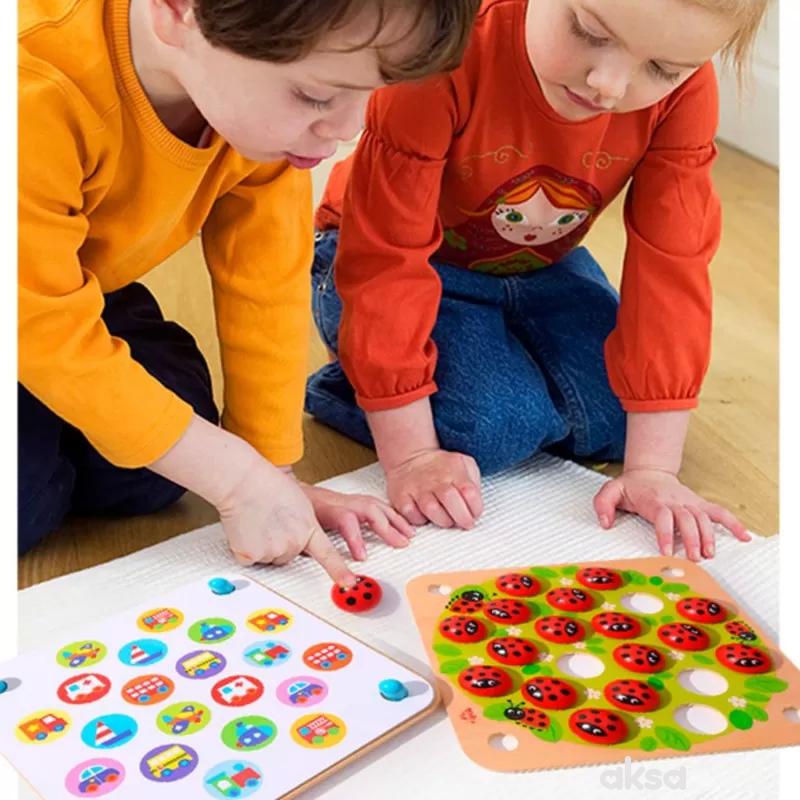 Tooky toy igra memorije - bubamarice