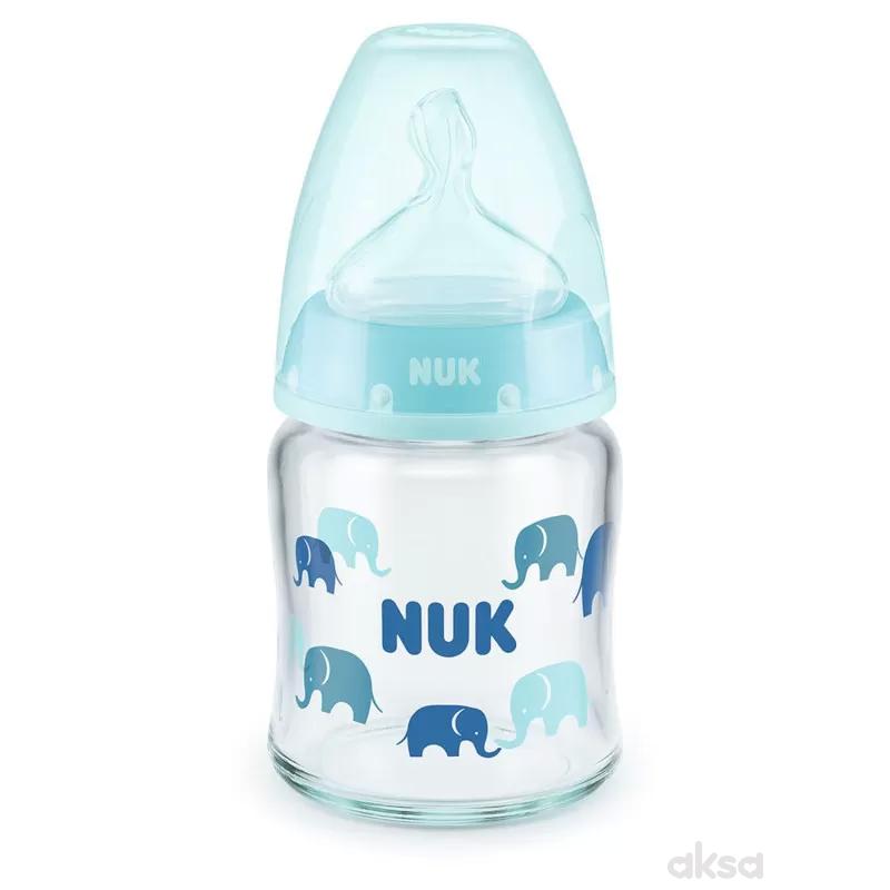 Nuk FC staklena flašica sa termo indi, 120ml, 0-6M