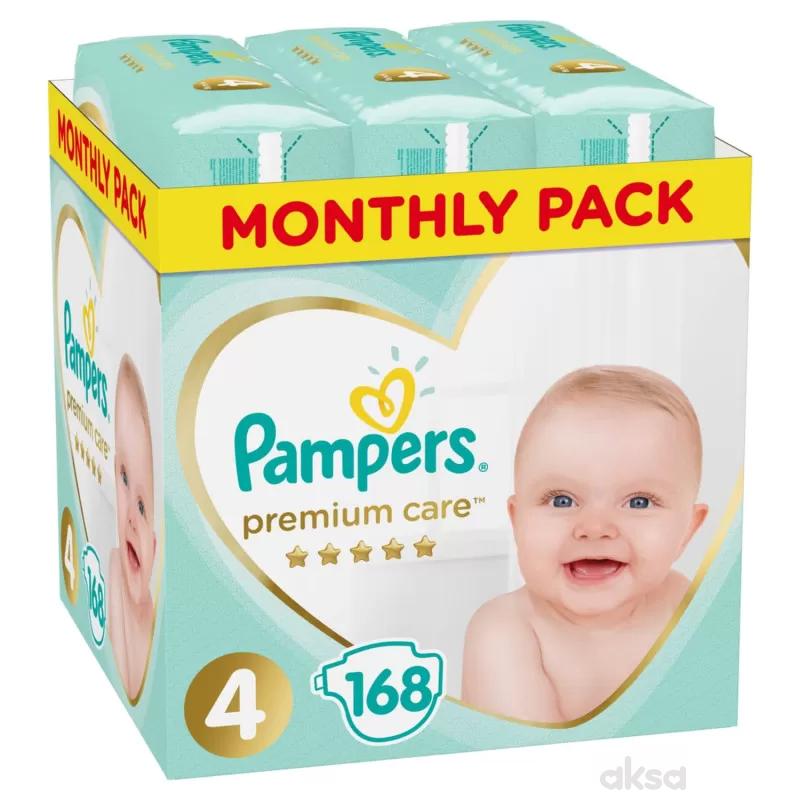 Pampers pelene premium S4 8-14kg 168kom