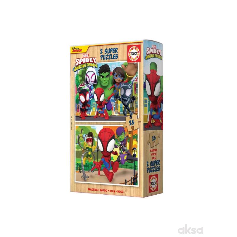 Educa slagalica Spidey i drug. 2x25 delova/djelova