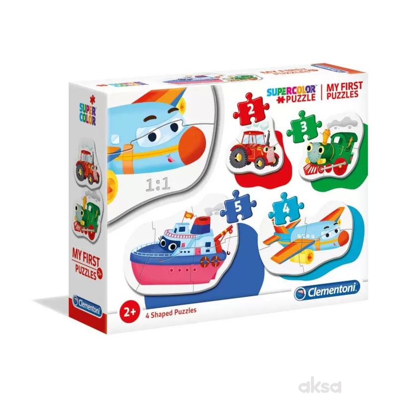 Clementoni puzzle my firstmeans of transport