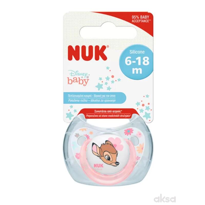 Nuk laža silikon Bambi, vel 2, 6-18M