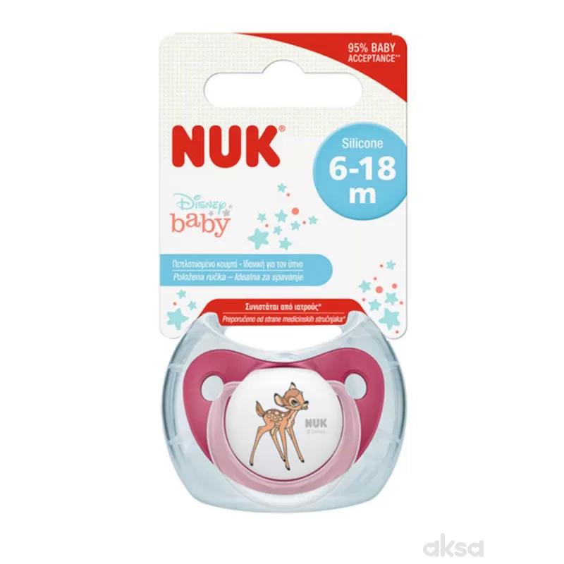 Nuk laža silikon Bambi, vel 2, 6-18M
