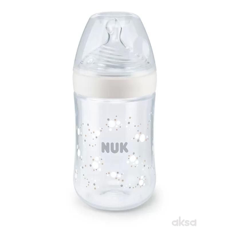 Nuk flašica nature sense sa tem. Indik, 260ml