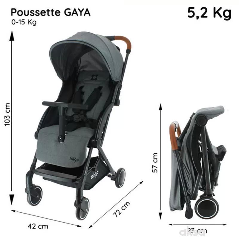 Migo kolica Gaya, Grey