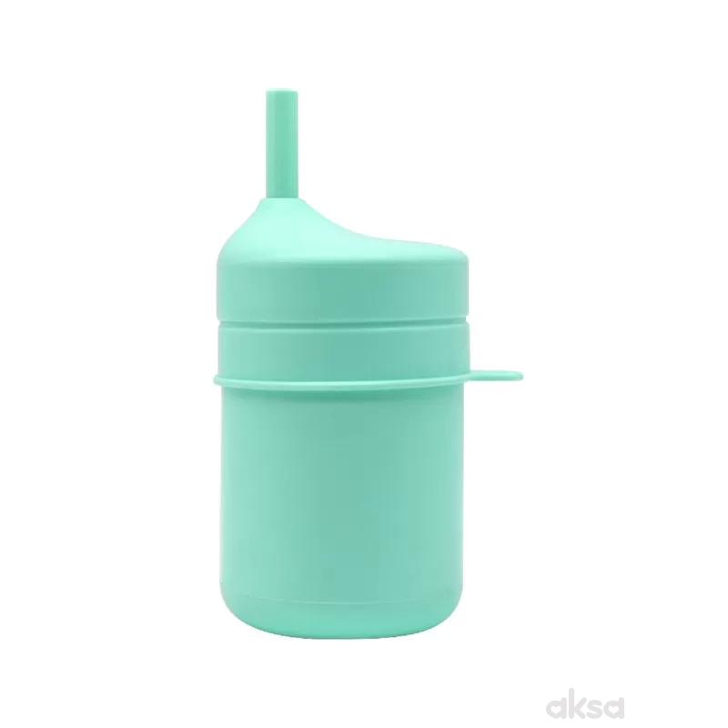 Voli Baby silikonska šolja sa slamčicom