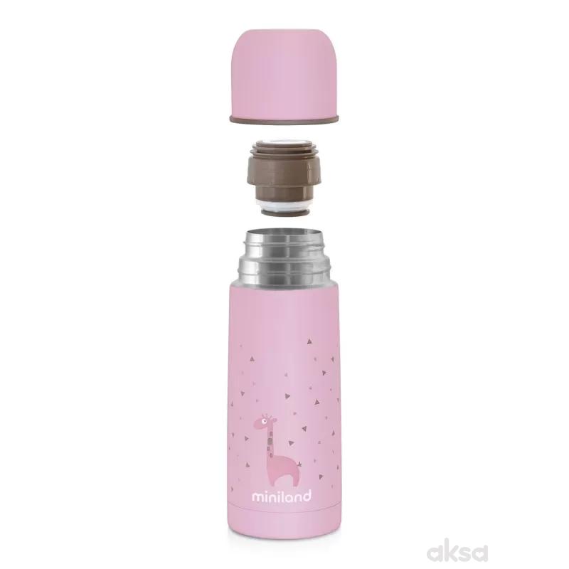 Miniland termos boca roze, 350ml