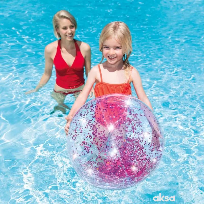 Intex lopta za plažu sa šljokicama