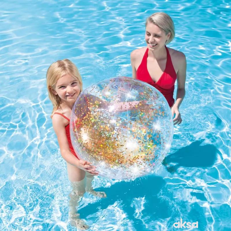 Intex lopta za plažu sa šljokicama
