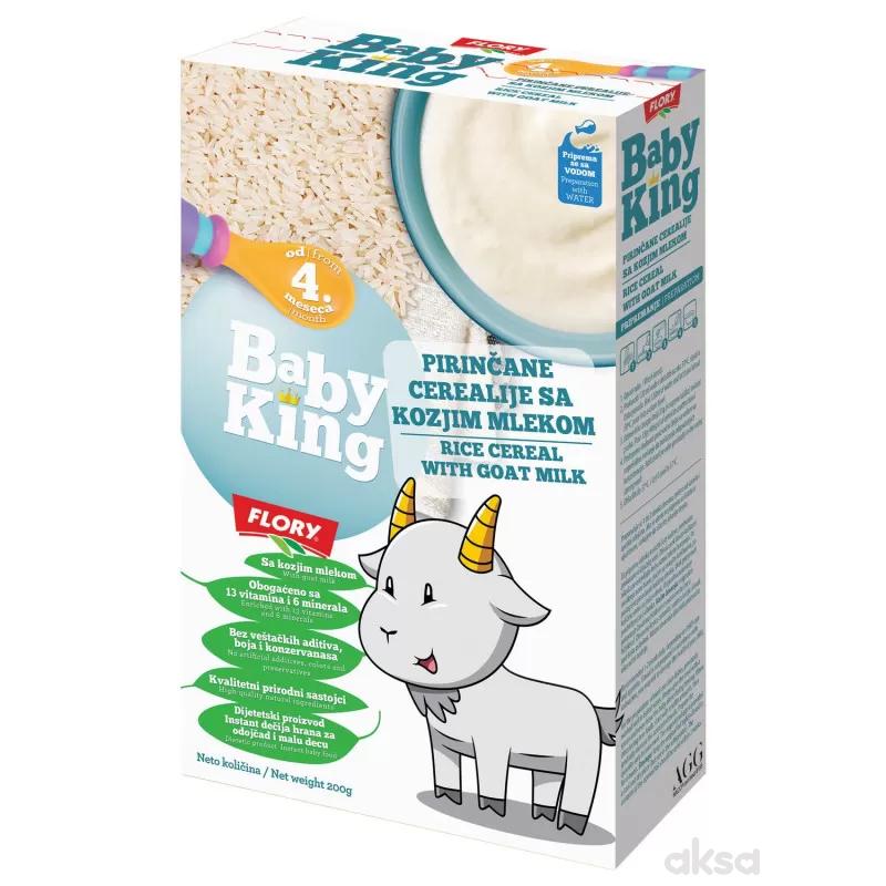 Baby king pirinčan cerealije sa kozjim mlekom 200g