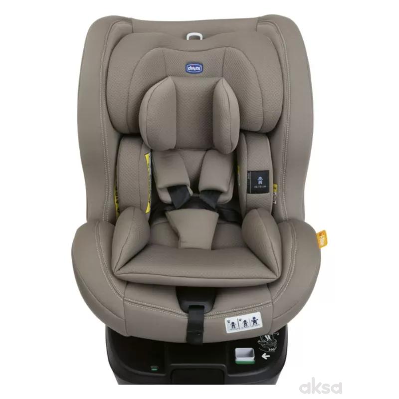 Chicco a-s Seat3fit I-Size (40-125cm),Desert Taupe