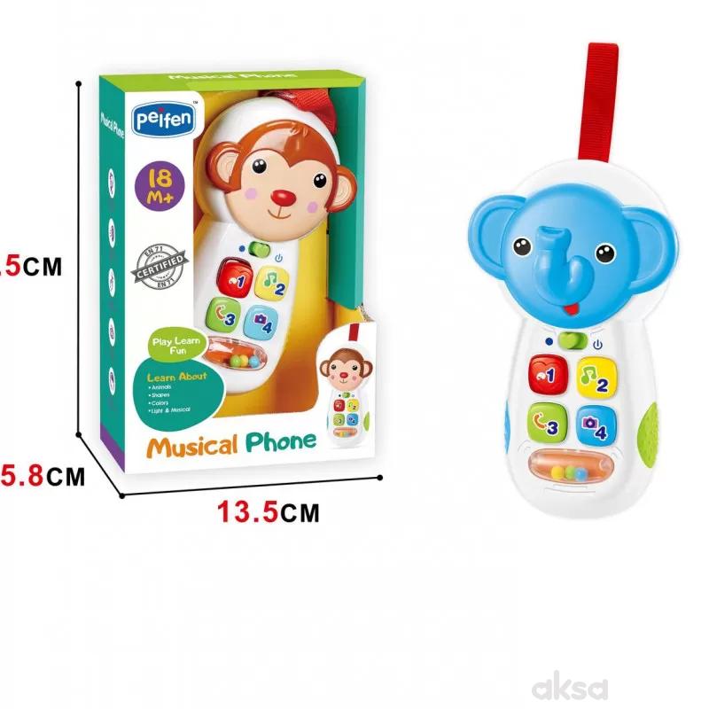 GD igračka telefon sa svetlom i muzikom