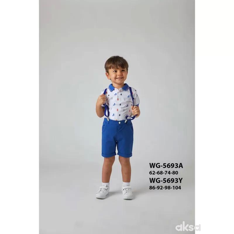 WOGI komplet 2/1 (majica kr, bermude), dečaci