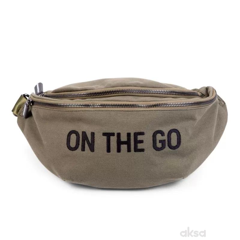 Childhome Banana bag on the go, maslinasto zelena