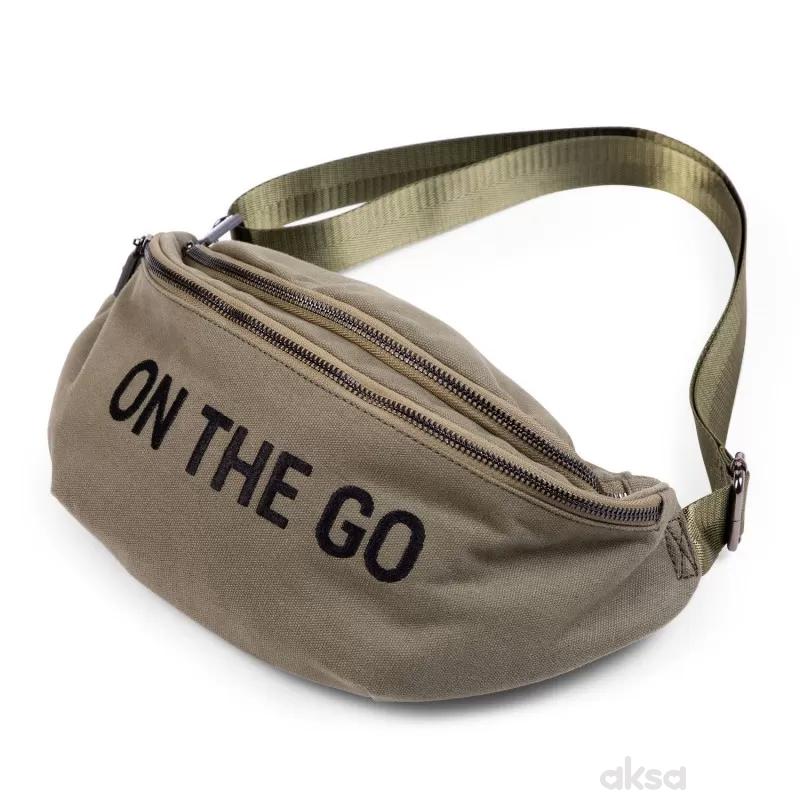 Childhome Banana bag on the go, maslinasto zelena