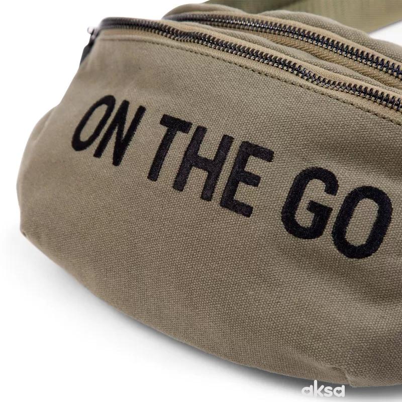 Childhome Banana bag on the go, maslinasto zelena