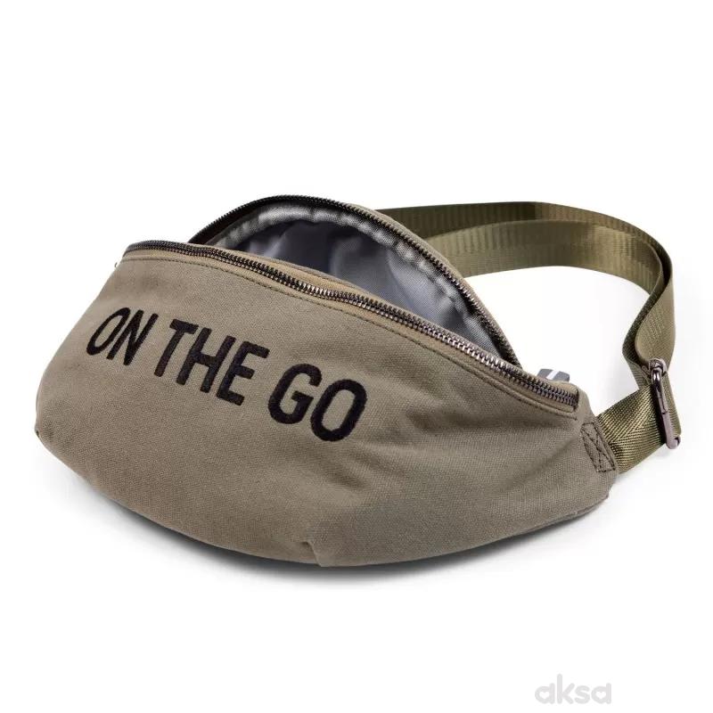 Childhome Banana bag on the go, maslinasto zelena