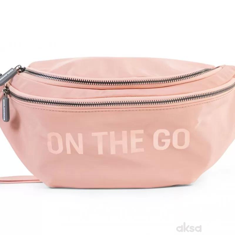 Childhome Banana bag on the go, roze