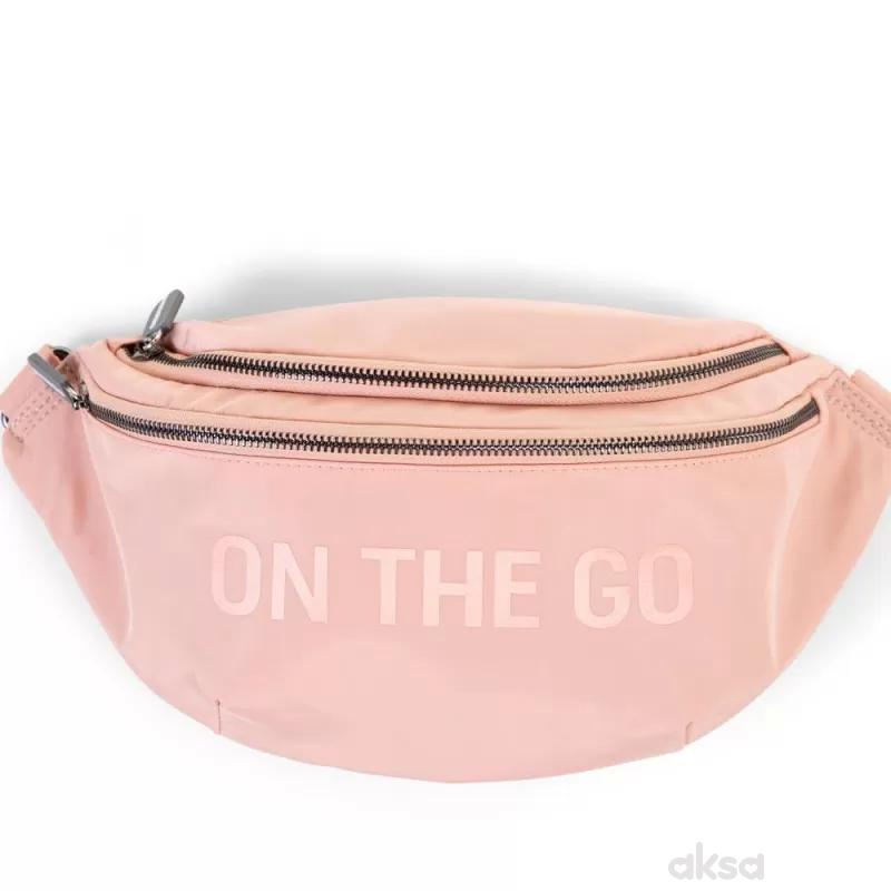 Childhome Banana bag on the go, roze