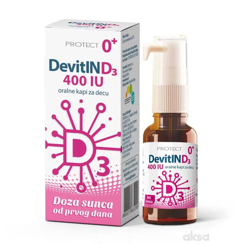 Devitin D3 400IU oralne kapi za decu, 15ml