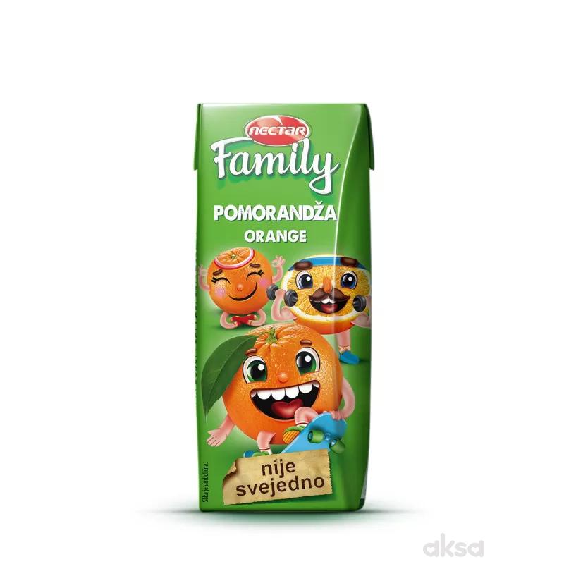 Nectar family sok pomorandža 0.2l