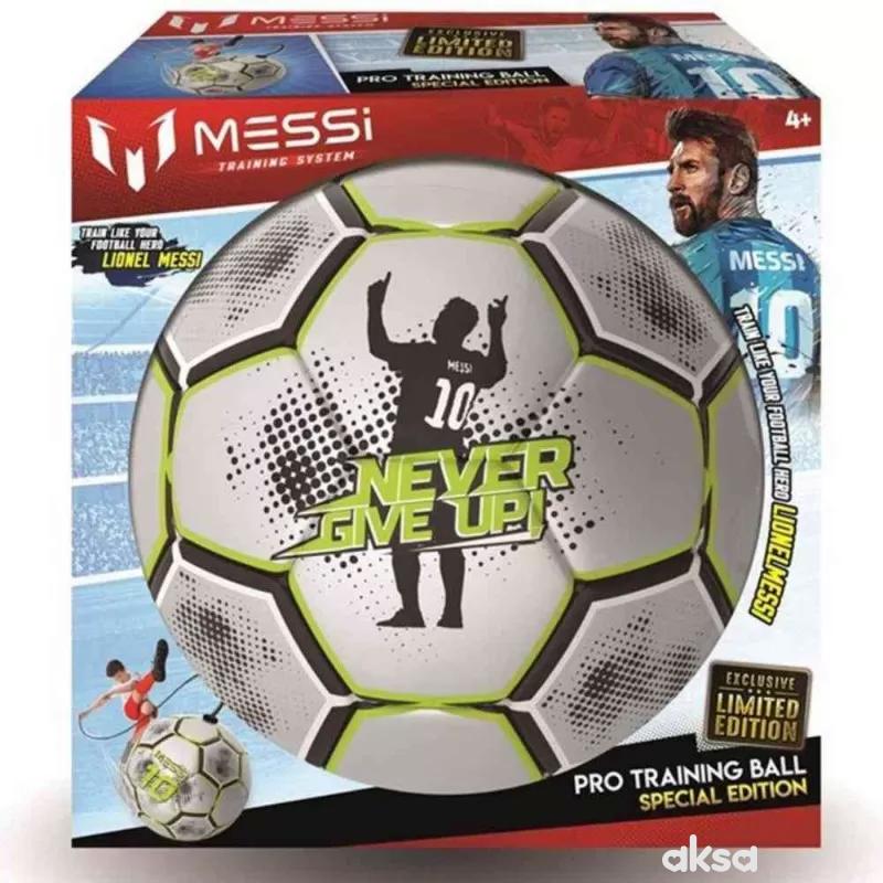Messi pro training lopta never give up srebrna