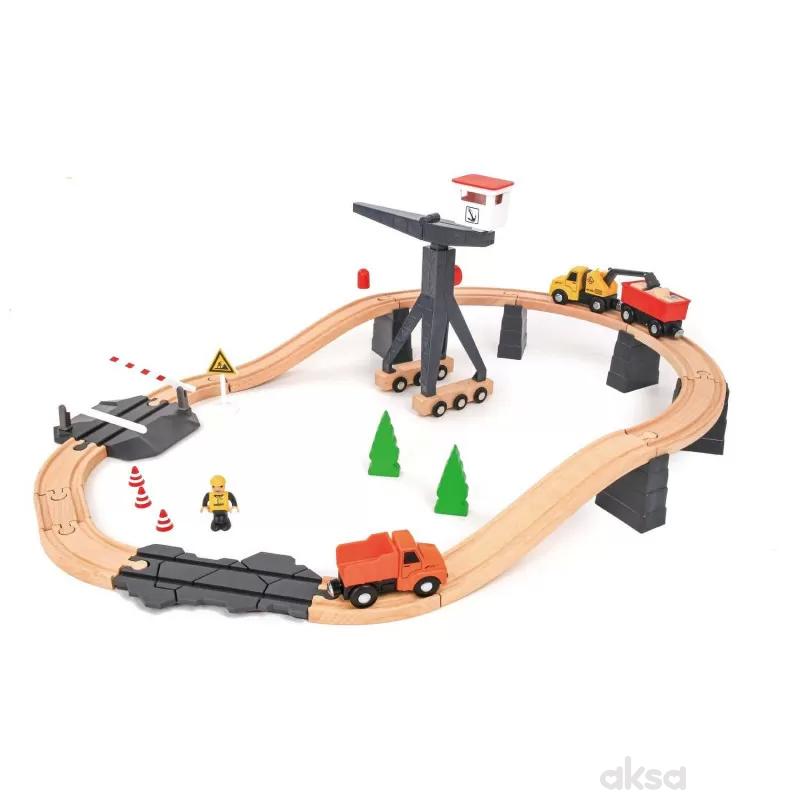 Tooky toy igračka set sa vozovima 