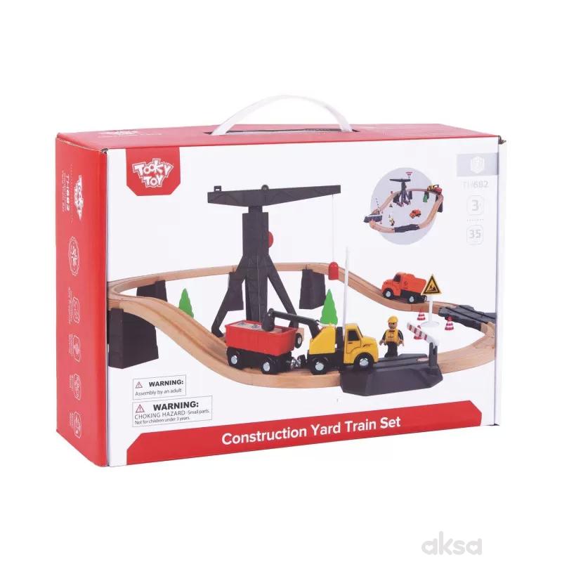 Tooky toy igračka <br />
set sa vozovima 