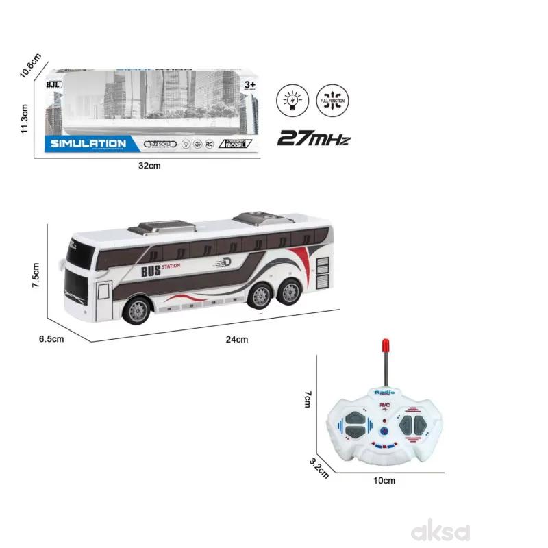 Merx igračka R/C <br />
autobus sa svetlima 1:32